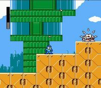 une photo d'Ã©cran de Mega Man 3 sur Nintendo Nes